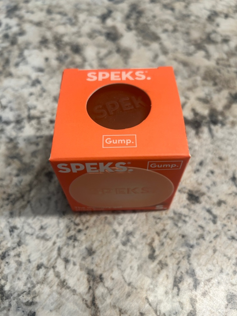 Speks Gump Memory Gel Stress Ball Reef Orange Squishy Fidget Toy
